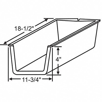 Drawer Insert 11-3/4 W x 18-1/2 D