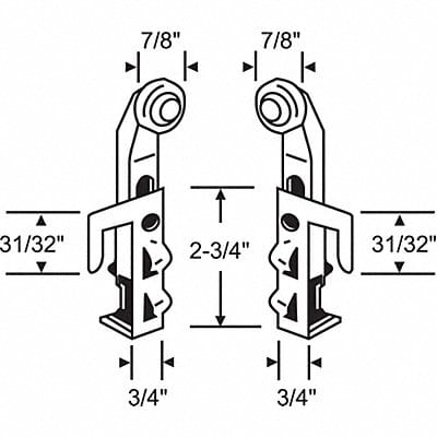 Hanger Set Steel Plated