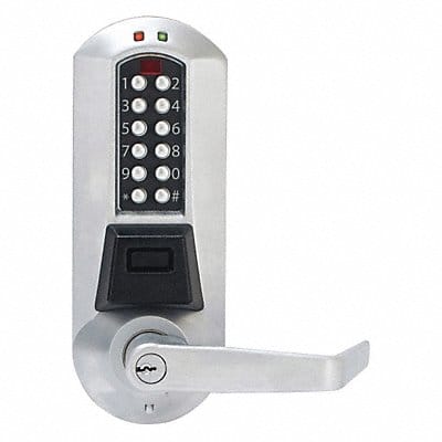 Electronic Locks Cylindrical SatinChrome