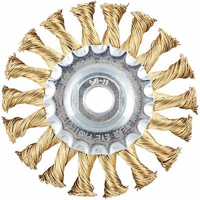 Wire Wheel Brush 0.020 Dia Wire