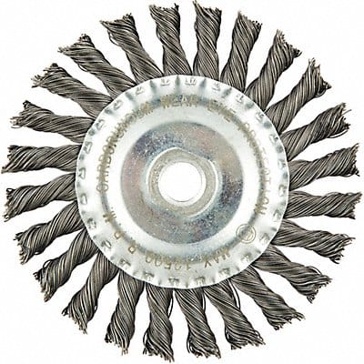 Wire Wheel Brush 0.020 Dia Wire