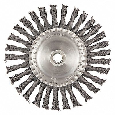 Wire Wheel Brush 0.020 Dia Wire