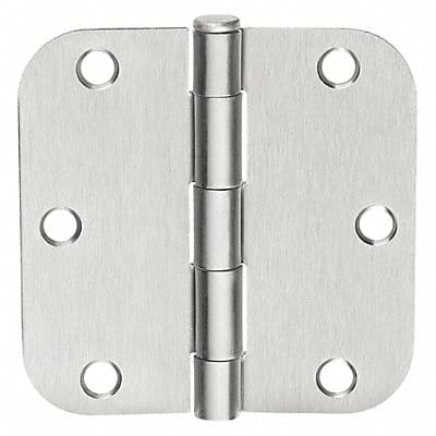 Butt Hinge Screw-On Satin Chrome