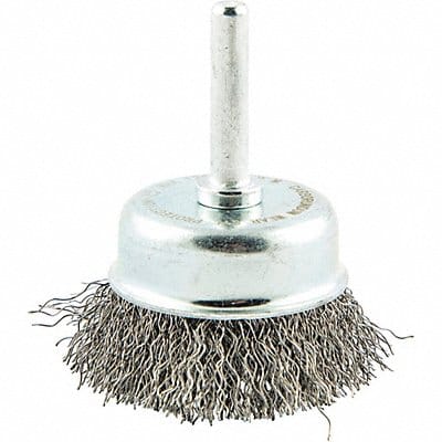 Cup Brush Wire 0.012 Dia Carbon Steel