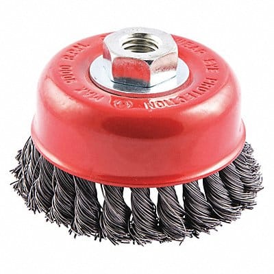 Cup Brush Wire 0.020 Dia Carbon Steel