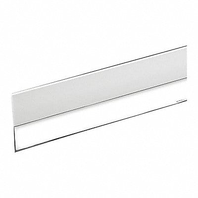 Door Sweep Single Fin Vinyl Flange 1 H