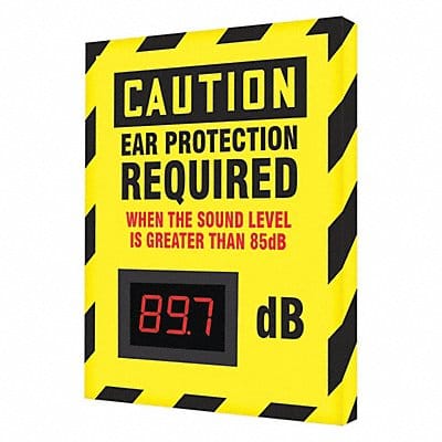 Sound Level Decibel Meter Sign 12x12in