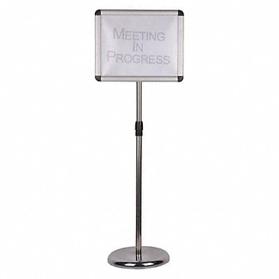Sign Holder Aluminum/Steel Pedestal