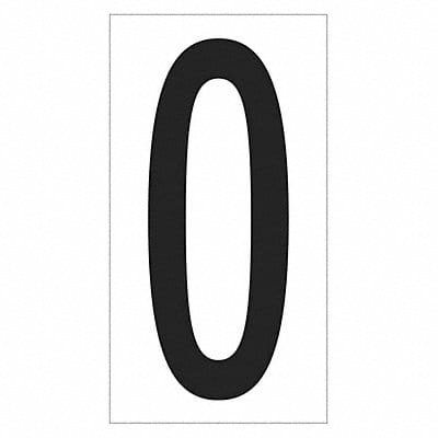 Vinyl WarehouseNumberLabel 0 3-1/2 PK50