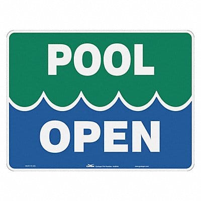 Safety Sign 18 in x 24 in Aluminum