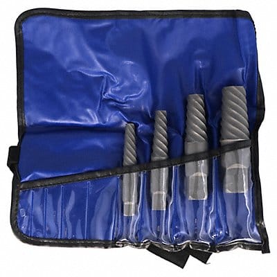 Screw Extractor Set 4pc HSS Wood Block Screw Extractor Set 4pc HSS Wood Block