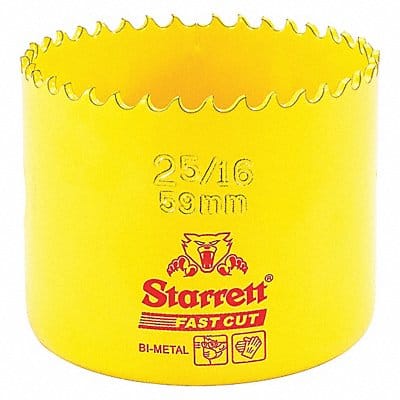Bi-Metal Fast Cut Hole Saw 2-5/16 59mm Bi-Metal Fast Cut Hole Saw 2-5/16 59mm