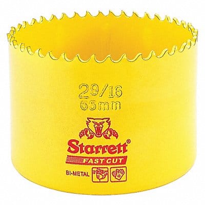Bi-Metal Fast Cut Hole Saw 2-9/16 65mm Bi-Metal Fast Cut Hole Saw 2-9/16 65mm