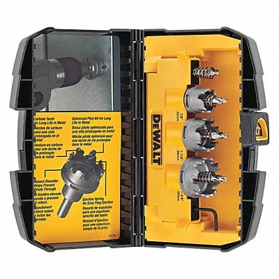 Hole Saw Kit Saw Range 3/4 to 4-3/4