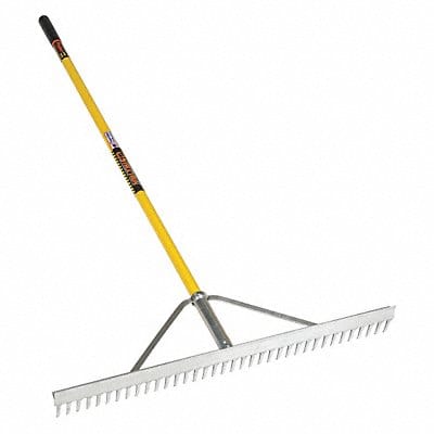 Landscape Rake 36 66 Yellow Handle