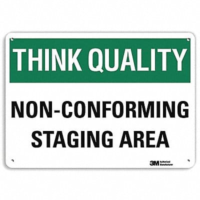 Safety Sign 10 inx14 in Plastic