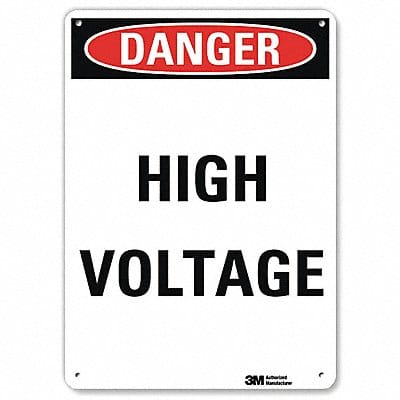 Danger Sign 10 inx7 in Plastic