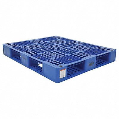 Blue Plastic Pallet 6000 lb 48 x 40