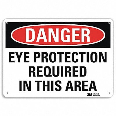 Danger Sign 7 inx10 in Plastic