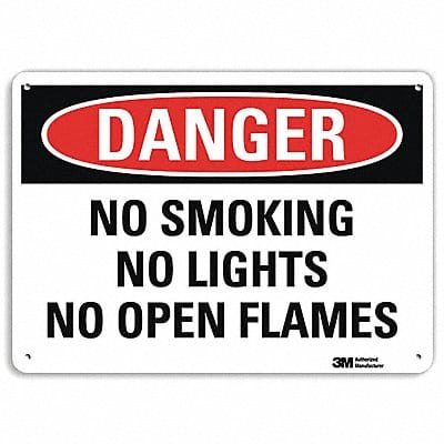 Danger Sign 7 inx10 in Plastic