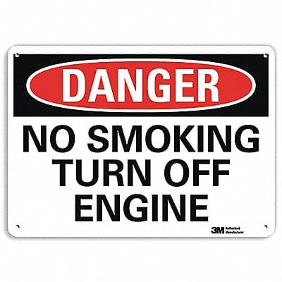 Danger Sign 7 inx10 in Plastic