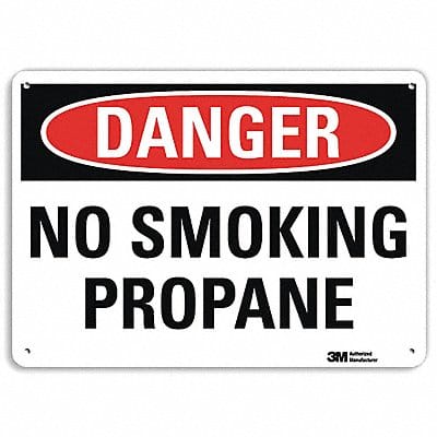 Danger Sign 7 inx10 in Plastic