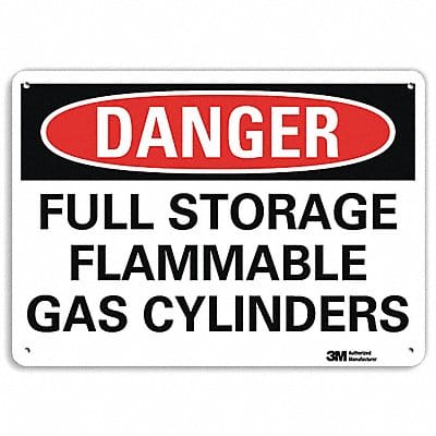 Danger Sign 7 inx10 in Plastic