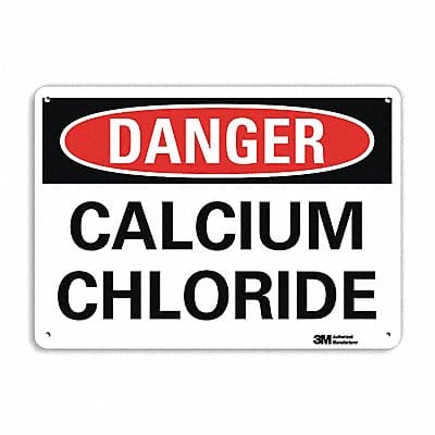 Danger Sign 7 in x 10 in Plastic