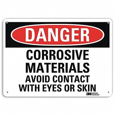 Danger Sign 7 inx10 in Plastic