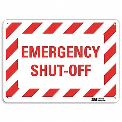 Facility Sign 10 in x 14 in Plastic