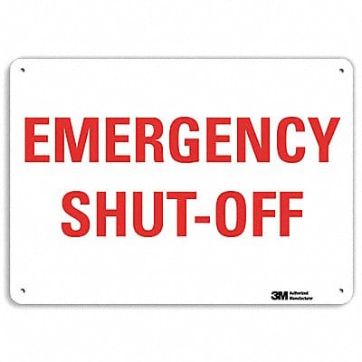 Facility Sign 10 in x 14 in Plastic