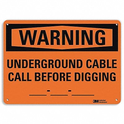 Security Sign 7 in x 10 in Plastic