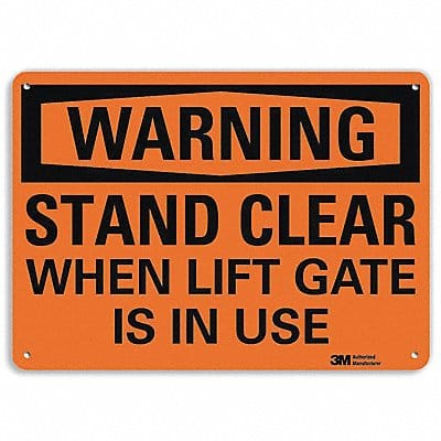 Security Sign 7 in x 10 in Plastic