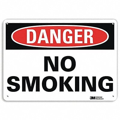 Danger Sign 10 inx14 in Plastic