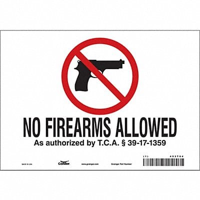Safety Sign 7 in x 10 in Vinyl