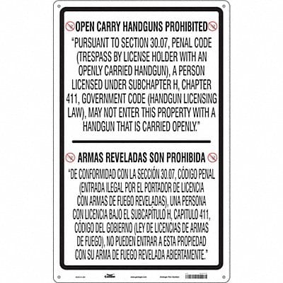 Safety Sign 48 in x 30 in Aluminum