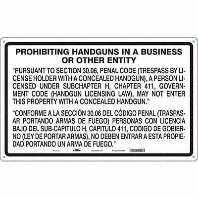 Safety Sign 30 in x 48 in Polyethylene