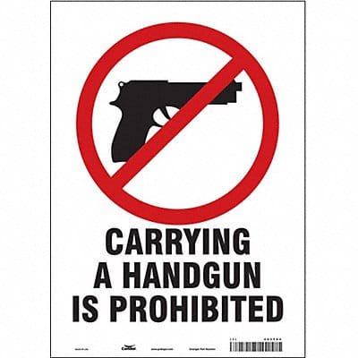 Safety Sign 14 in x 10 in Vinyl