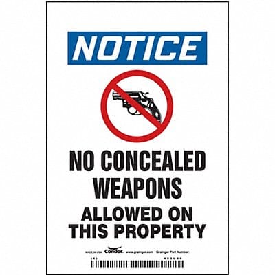 Safety Sign 6 in x 4 in Vinyl