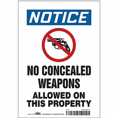 Safety Sign 10 in x 7 in Vinyl