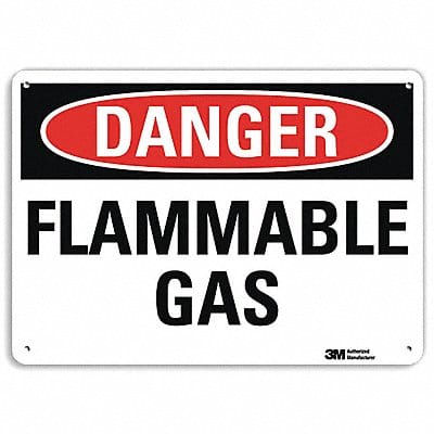 Danger Sign 10 inx14 in Plastic