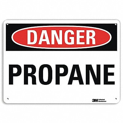 Danger Sign 10 in x 14 in Plastic
