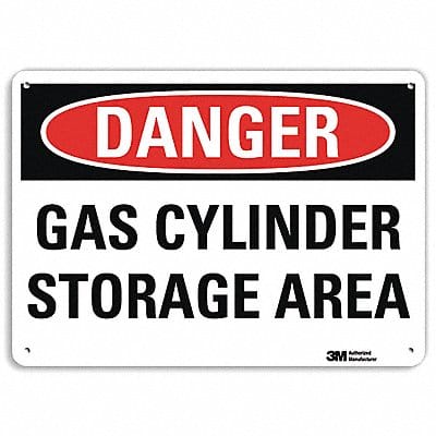 Danger Sign 10 inx14 in Plastic
