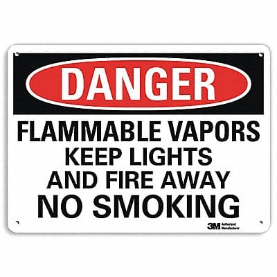 Danger Sign 10 inx14 in Plastic