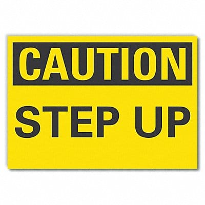 Caution Sign 7in x 10in Non-PVC Polymer