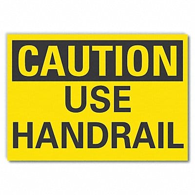 Caution Sign 7in x 10in Non-PVC Polymer