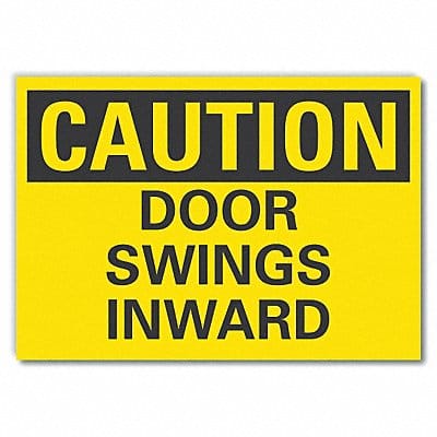 Caution Sign 7 x 10 in Non-PVC Polymer