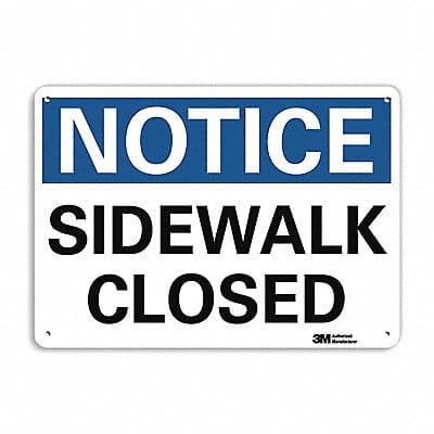 K3078 Notice Sign 10 inx14 in Plastic