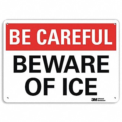 Safety Sign 10 inx14 in Plastic