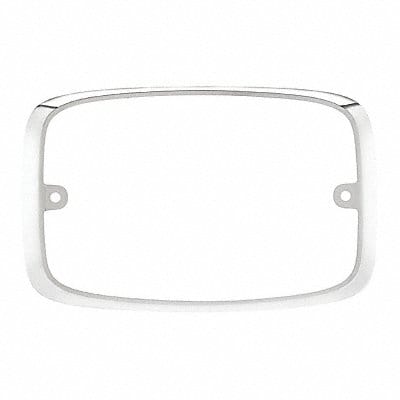 Bezel Chrome 6-7/64 Lx5-5/16 Hx1-13/64 W